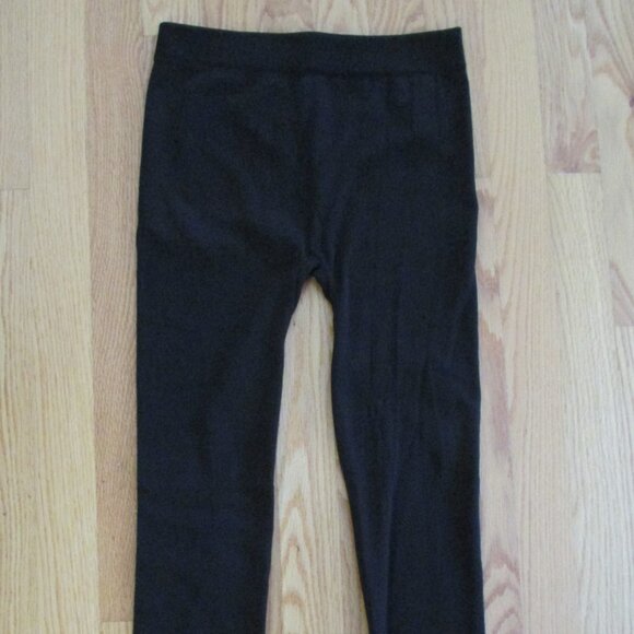 BLUE STAR WOMEN'S JUNIOR'S SZ L / XL LEGGINGS BLUE FLEECE LINED ANKLE LENGTH NWT - Picture 4 of 8